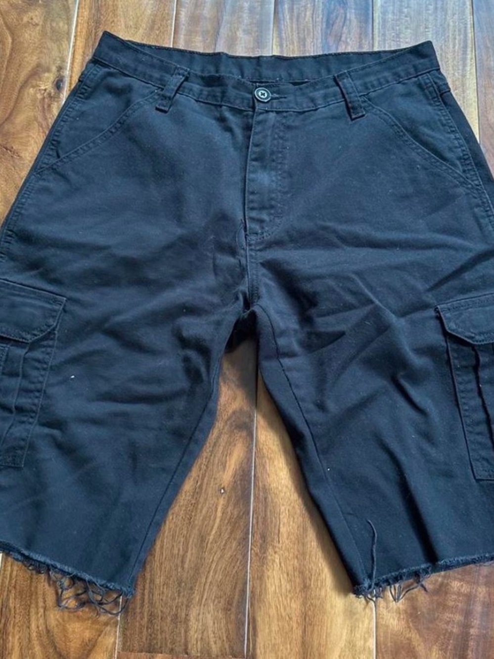 JOHN GALT/BRANDY MELVILLE Black Cargo Shorts
